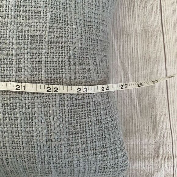 Devi Designs rectangular thrown pillow with removable pillow case blue 24”x13” - Picture 8 of 9